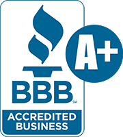 Better Business Bureau Accredited business A+ logo