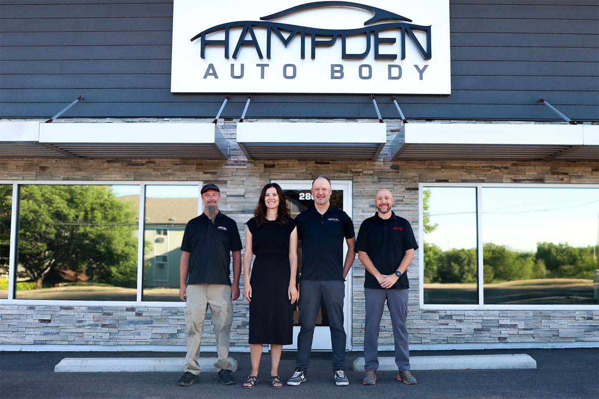 Hampden Auto Body Family photo of Emy and Mike Ross Hampden Auto Body Family photo of Emy and Mike Ross